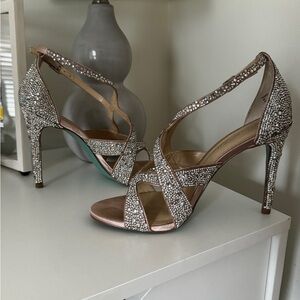 Betsey Johnson Sparkle heels